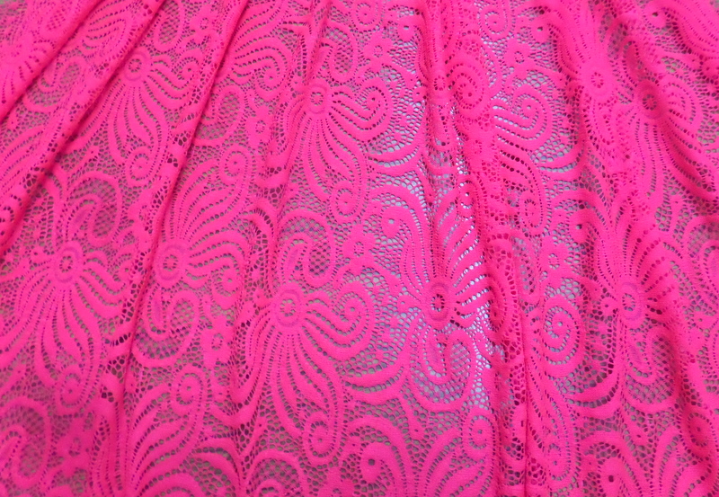 11.Coral Wild Flower Lace